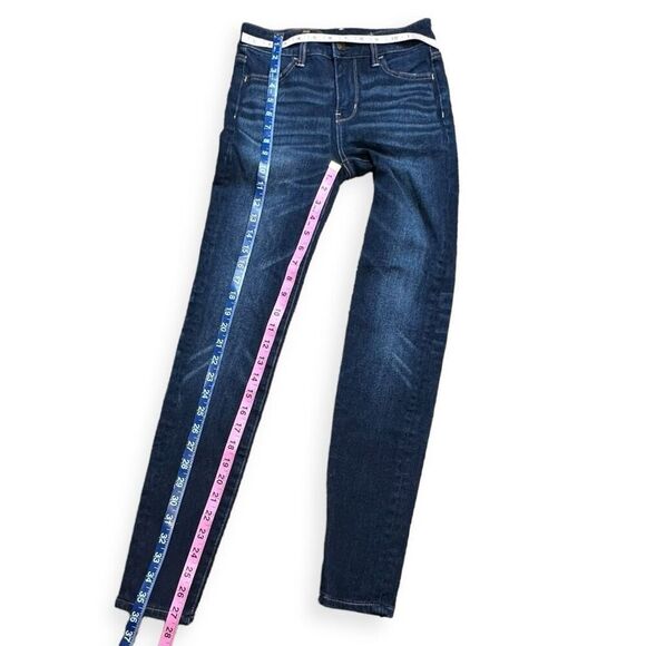 AMERICAN EAGLE Women's Dark Blue Wash The Dream Jean Hi-Rise Denim Jegging Jeans - Picture 6 of 6